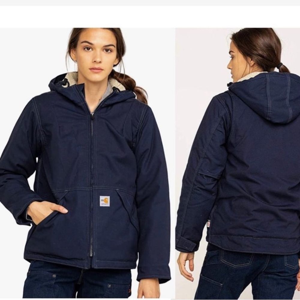 Carhartt Flame-Resistant Full Swing Quick Duck Jacket Sherpa Lined